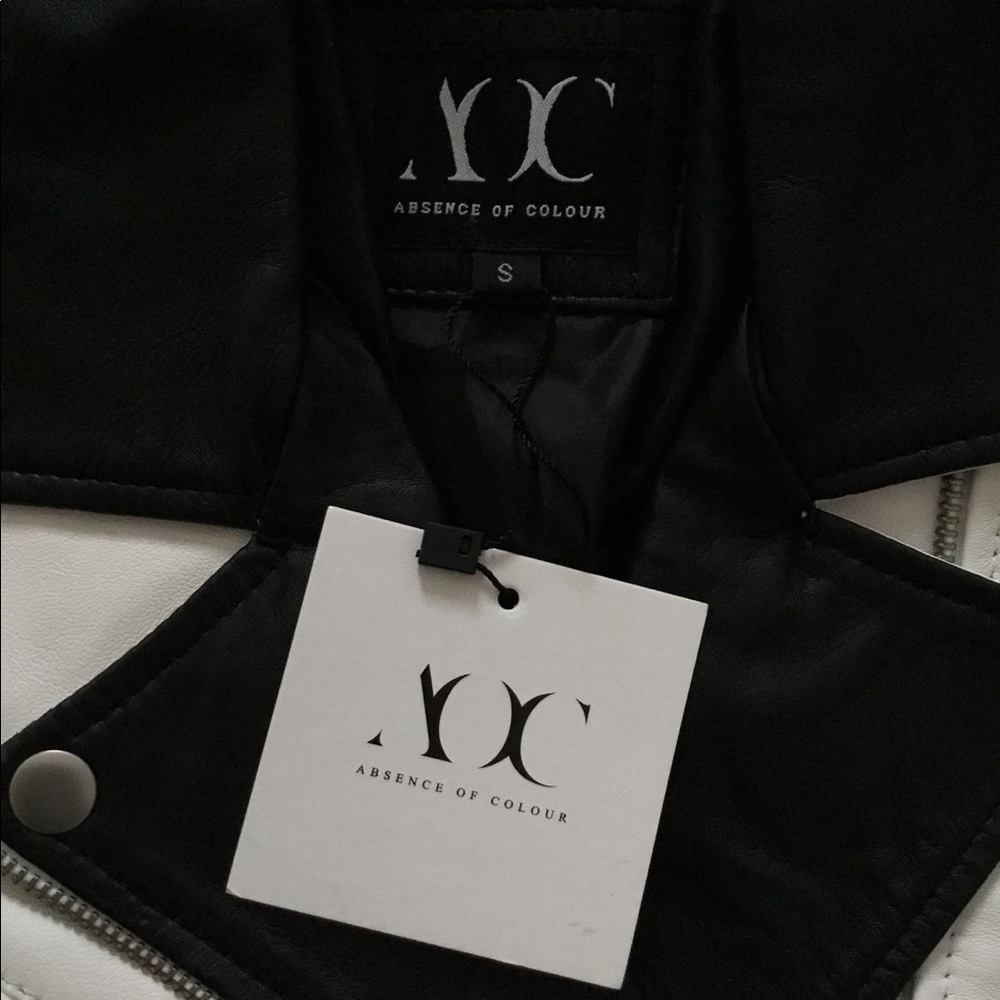 NWT | Absence of Colour (AOC) leather jacket - Picture 3 of 4